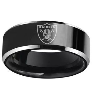 Las Vegas Raiders Men and Women Titanium Ring